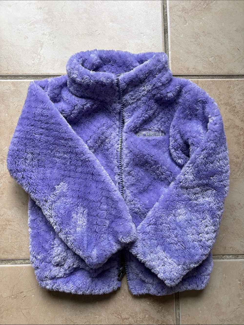Columbia Plush Fleece Jacket in Lavender